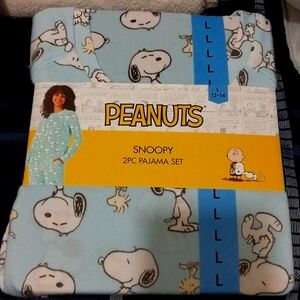 Peanuts Snoopy Blue Pajama Set